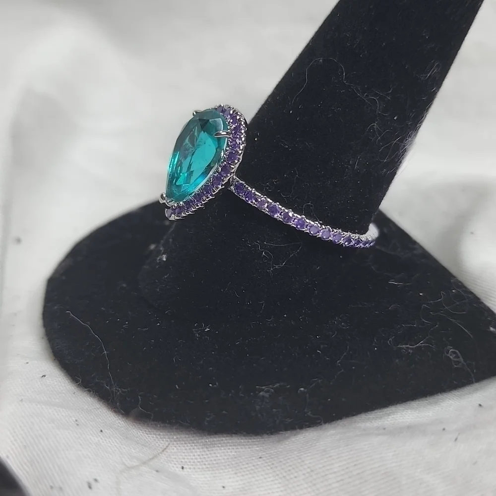 AQUAMARINE RING - Picture 3 of 4